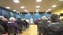 municipales Avranches 2014 - meeting de Guénhaël Huet, maire sortant - 27 fév 2014 - questions / réponses