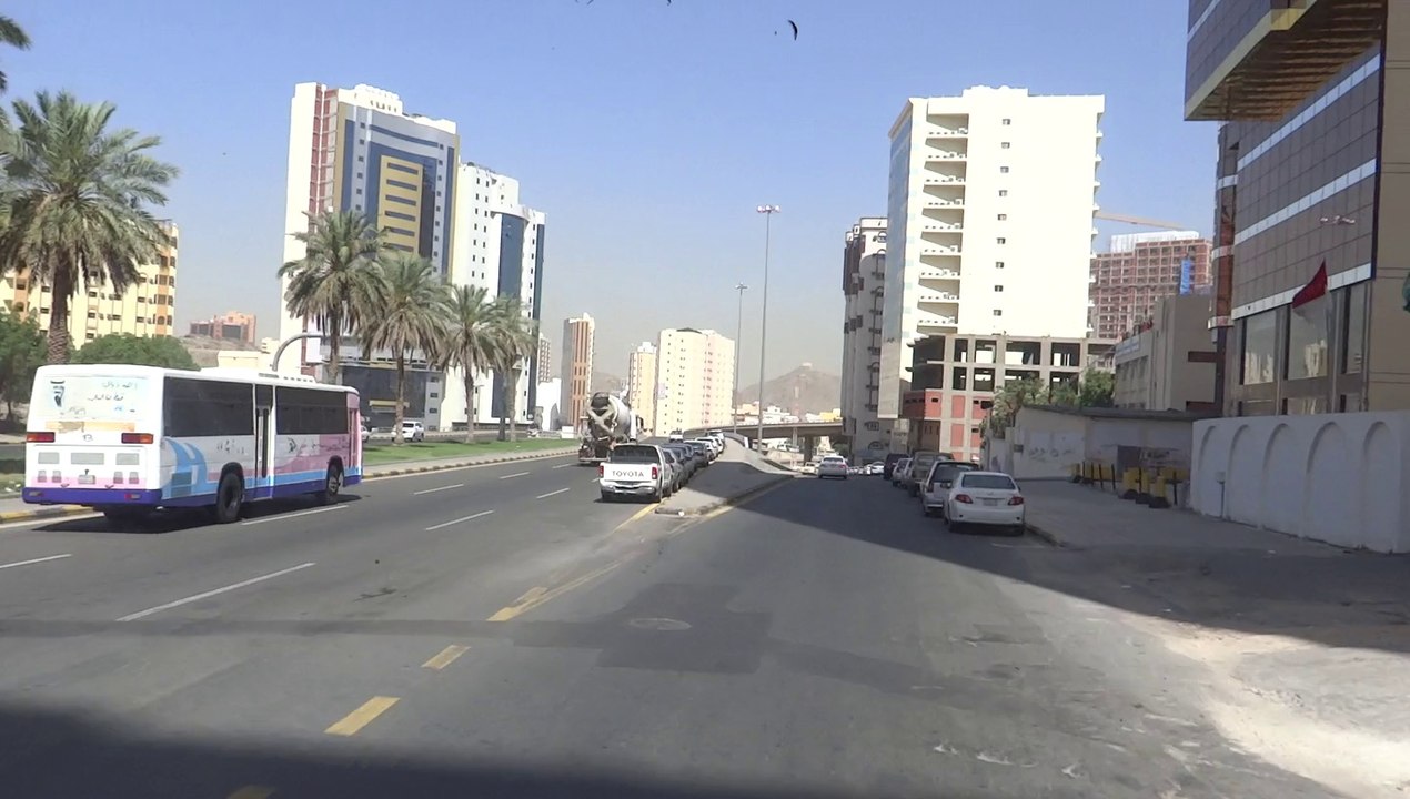Journey by bus for Ziarath and historical Locations of  Makkah 8 April 2013 in Saudi Arabia