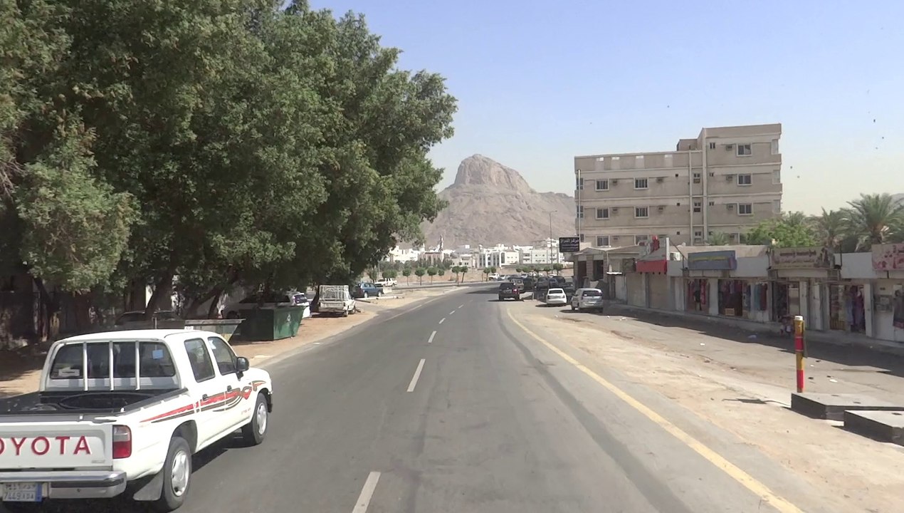 Journey by bus for Ziarath and historical Locations of  Makkah 8 April 2013 in Saudi Arabia