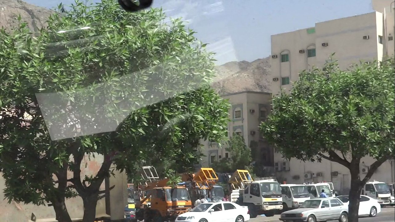 Journey by bus for Ziarath and historical Locations of  Makkah 8 April 2013 in Saudi Arabia