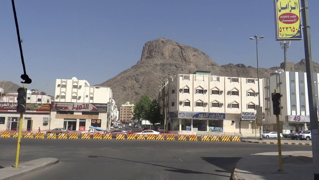 Journey by bus for Ziarath and historical Locations of  Makkah 8 April 2013 in Saudi Arabia