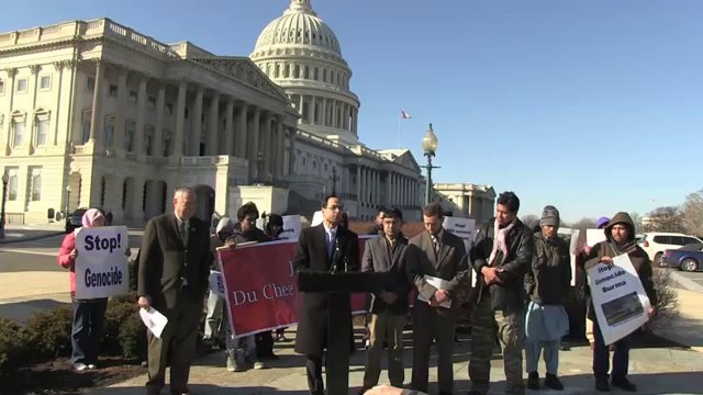 مدير مجلس العلاقات الإسلامية الأمريكية يتحدث في كابيتول هيل في مؤتمر أخبار اضطهاد المسلمين الروهينجا في بورما-CAIR Director Speaks at Capitol Hill News Conference on Persecution of Rohingya Muslims in Burma-