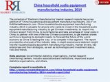 Household Audio Equipment Manufacturing Market in China