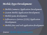 Web Design & Development  Mobile Apps  E-Commerce  Internet Marketing