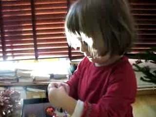 Premier Sapin de ses petites mains !