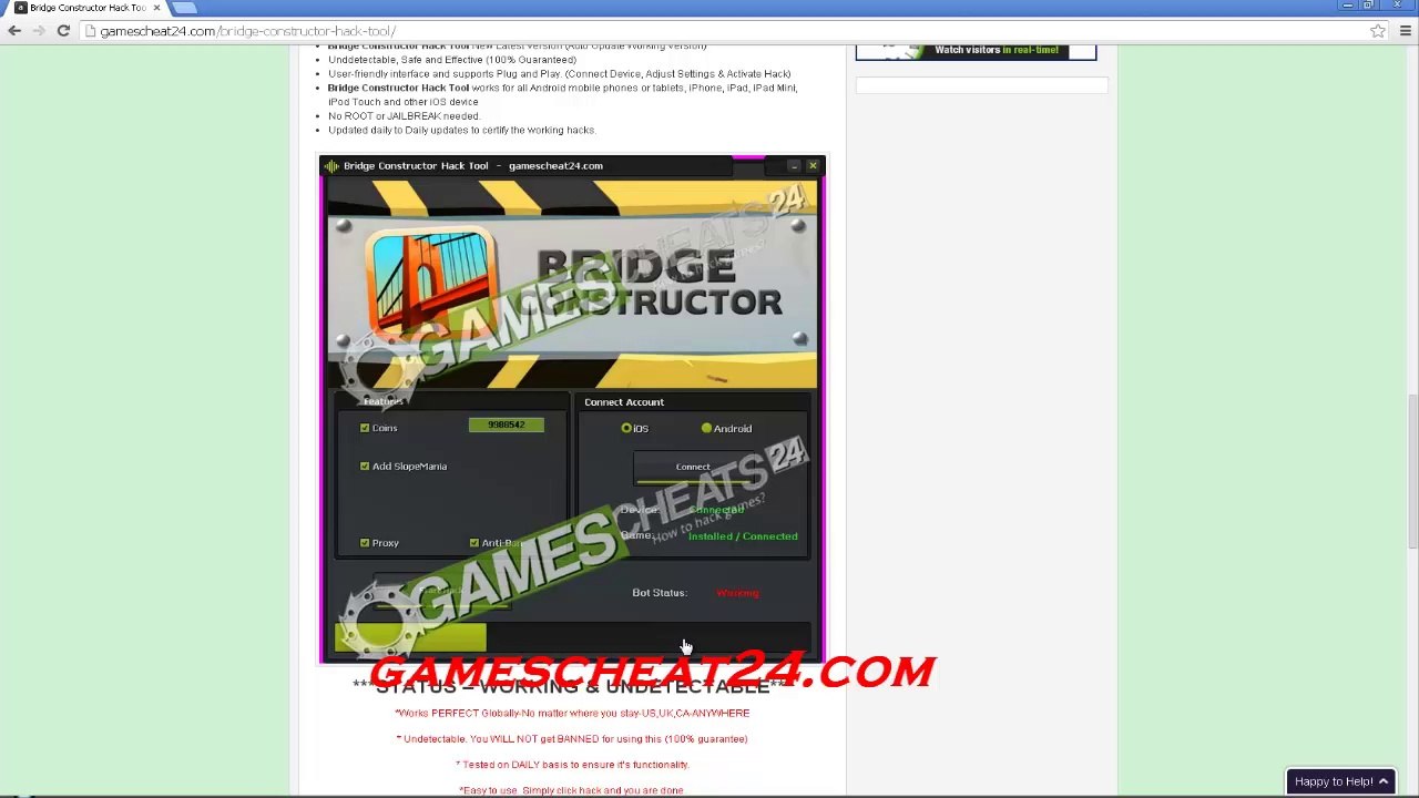 How to Hack Bridge Constructor [Bridge Constructor Hack | Unlimited Coins, Add SlopeMania]