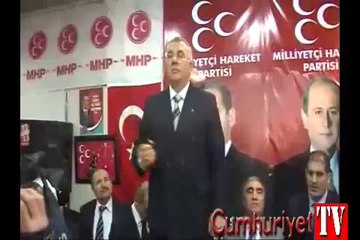 Adaylar masa, MHP Genel Başkan Yardımcısı sehpa üstünde konuştu