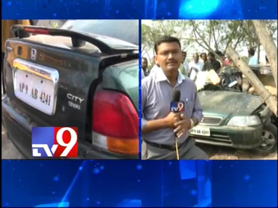 2 techies killed in Car accident in Hyderabad