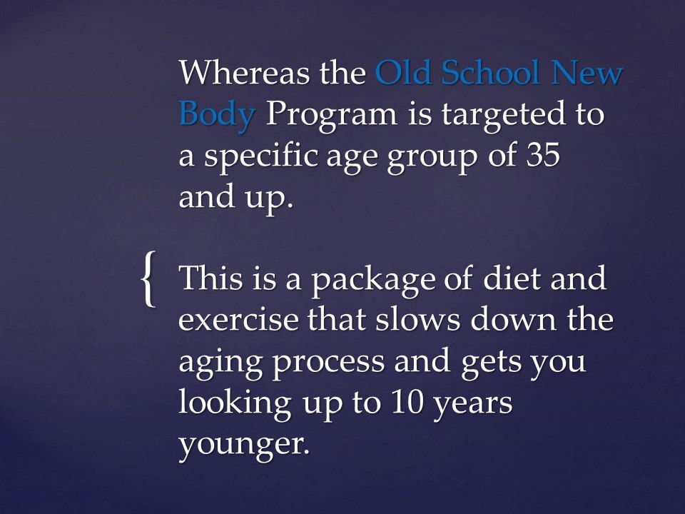 Old School New Body Discount: Buy For $22.95 ($4.05 off)