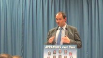 municipales Avranches 2014 - meeting de Guénhaël Huet, maire sortant - 27 fév 2014 - présentation des colistiers