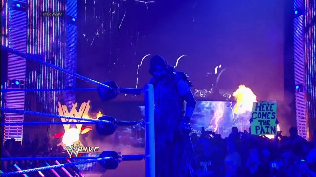 Brock Lesnar is surprised by the return of The Undertaker- Raw, Feb. 24, 2014