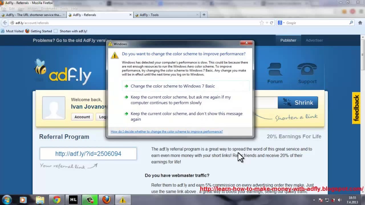 Comment gagner de l'argent paypal facilement en 2014. Adfly Bot and Autoclicker
