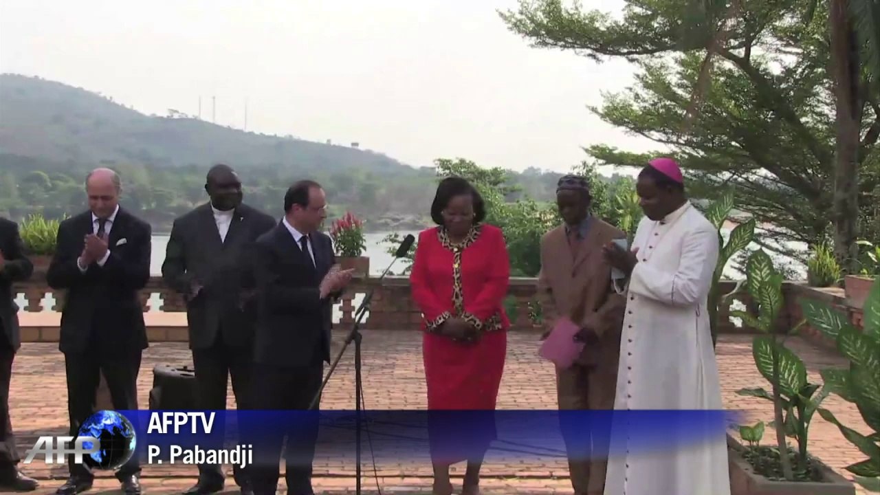 Centrafrique: François Hollande à Bangui