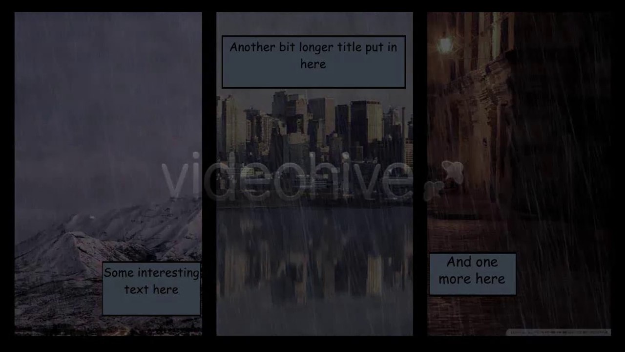 Comic Noir Slideshow - After Effects Template