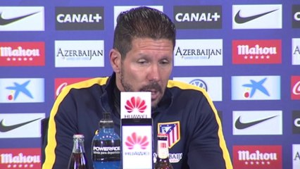 Simeone da favorito al Madrid
