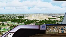 FSX Air New Zealand Boeing 747 Landing @ Cleveland ( Cockpit ) ( HD )