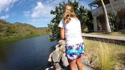 Maïlys à la pêche