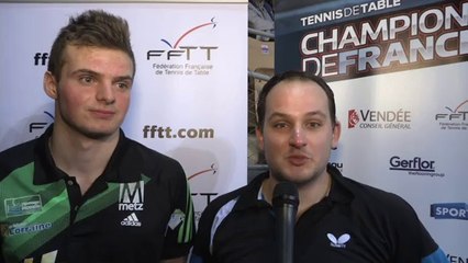 France Ping 2014 : Dorian Nicolle et Loïc Bobillier tiennent leur médaille !