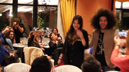 Entrada de Sonia y Kris a @CenaBCN 22 de Febrero de 2014