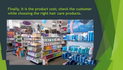 Five Vital Aspects that Stimulus the Choice of Hair Care products - France