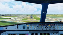 FSX KLM Airbus A330 Landing @ Amsterdam ( Cockpit ) ( HD )