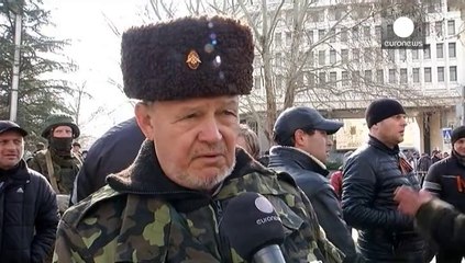 Simferopol sokaklarında fırtına öncesi sessizlik