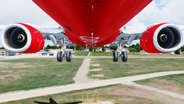 FSX Air Berlin Boeing 737 Landing @ Maastricht ( Gear ) ( HD )
