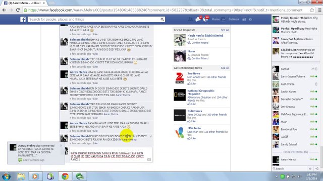 Aarav Speedless Insan Ki Speed To Dekho Khud Ke Post Pe :)) ^ ♥ Full Screen Chudai Aarav Mehra Ki Khud Ke Post Pe :)) xD