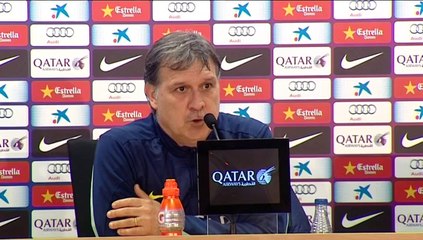 Gerardo Martino: "Ha sido una semana mala. El equipo reaccionará"