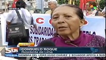Sindicalistas peruanos apoyan a la Revolución Bolivariana