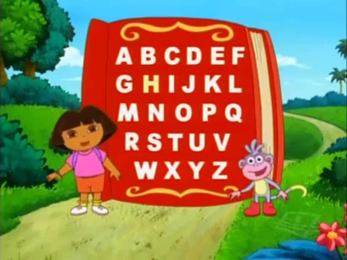 Dora L Exploratrice L Alphabet En Anglais Video Dailymotion