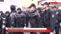 Gezi Parkı kapatıldı