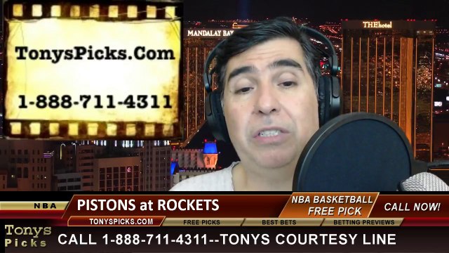 Houston Rockets vs. Detroit Pistons Pick Prediction NBA Pro Basketball Odds Preview 3-1-2014