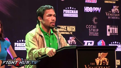 Pacquiao vs. Rios full post fight press conference