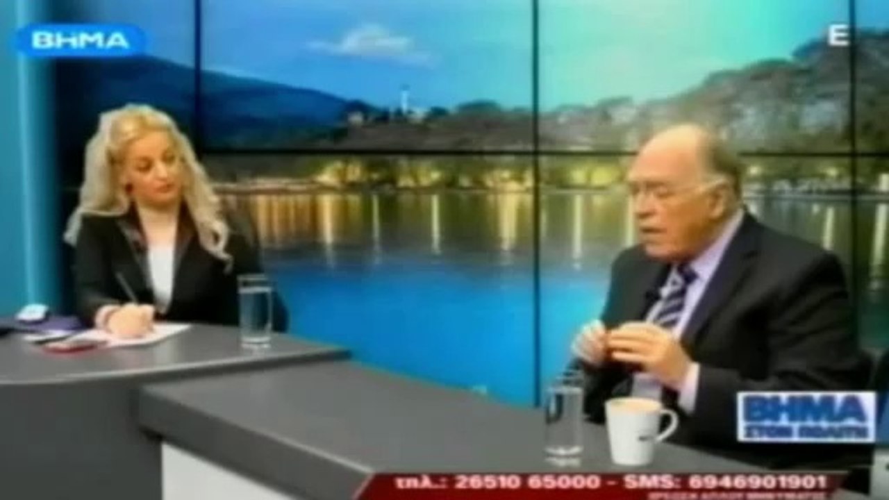 Βασίλης Λεβέντης  Συνέντευξη στην Τηλεόραση ΒΗΜΑ Ιωαννίνων 28 02 2014