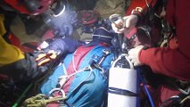 Exercice spéléo secours à la grotte de Choranche