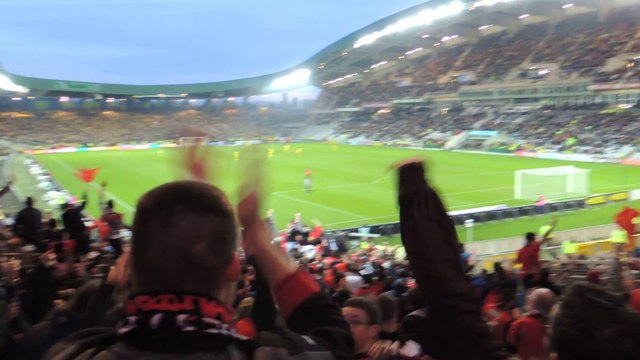 23/02/14 : FCN-SRFC : parcage après but de Toivonen