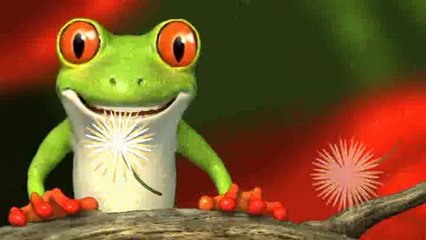 ♫ ♫ La grenouille chante l'Amérique = ♫ ♫ For she's a jolly good fellow ♫ ♫