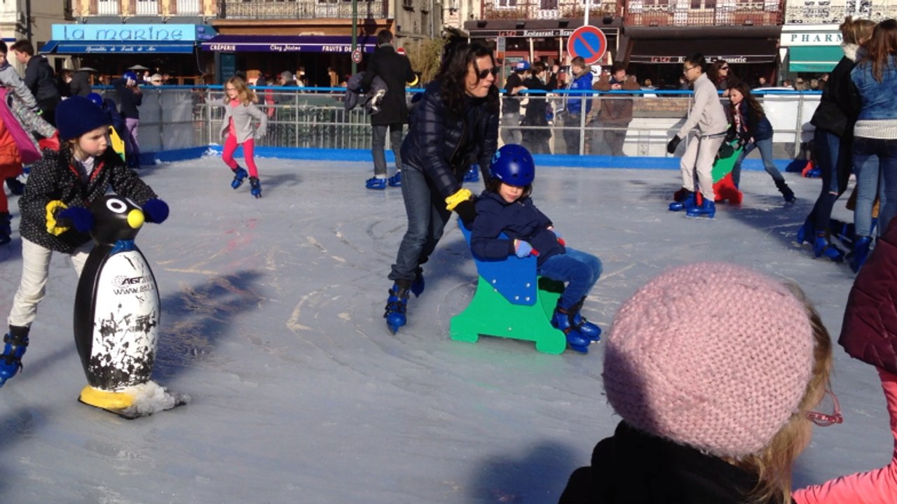 Belle fréquentation à la patinoire