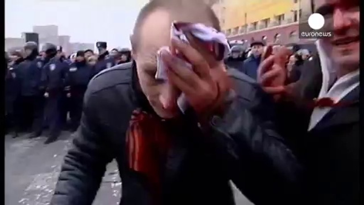 Ukraine: Violent clashes in Kharkiv leave dozens injured