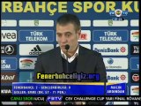 Ersun Yanal'ın Basın Toplantısı - Fenerbahçe 2 Gençlerbirliği 0