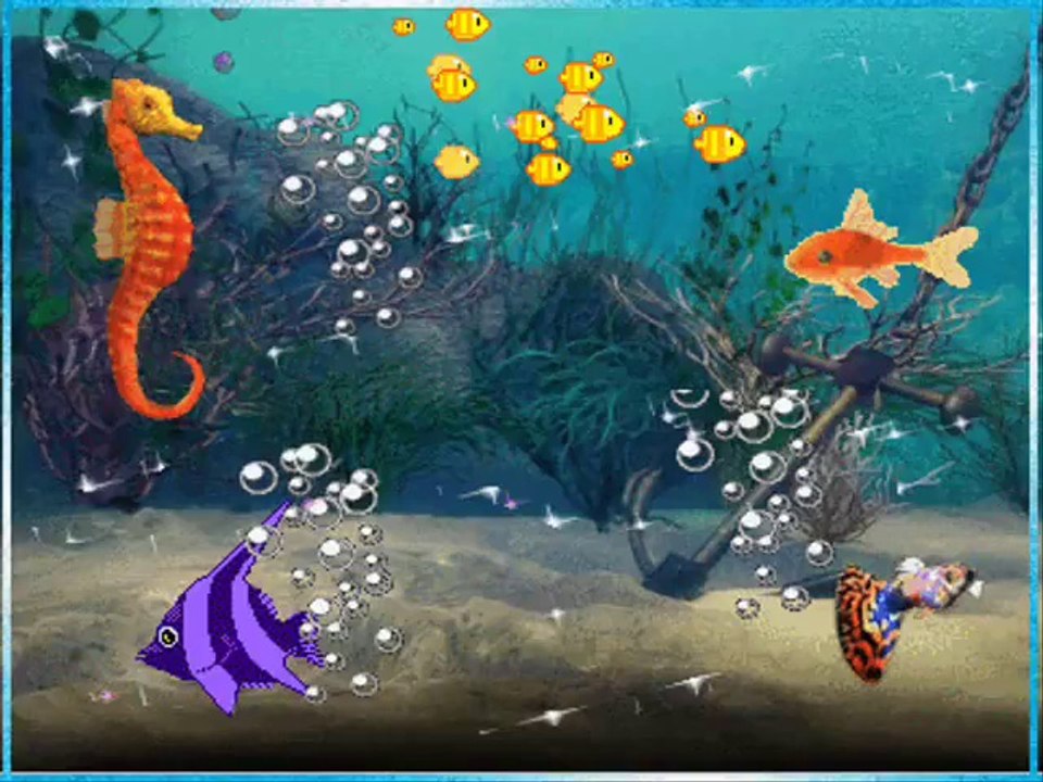 Les petits poissons dans l'eau