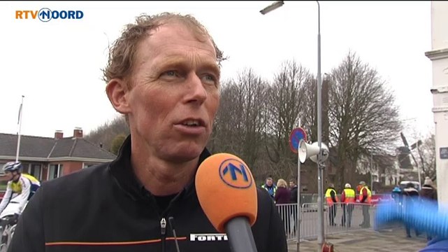 NWVG-ploegleider Marcel Nagengast na de Ronde van Groningen - RTV Noord