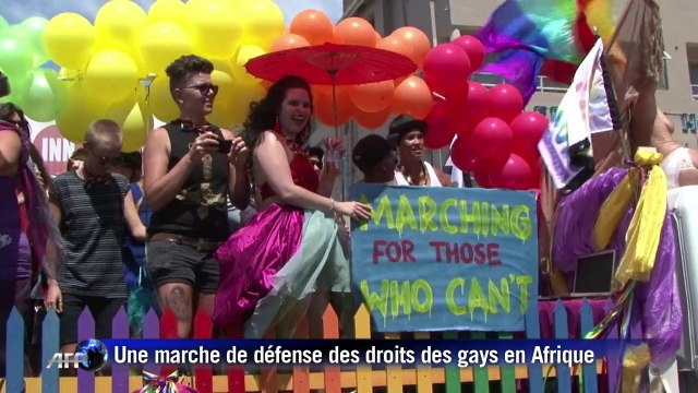 Afrique du Sud: la Gay Pride pour les droits des gays en Afrique