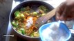 Chemadumpa Enduchepala Koora - Colwcasia Dry Fish Curry Preparation in Telugu