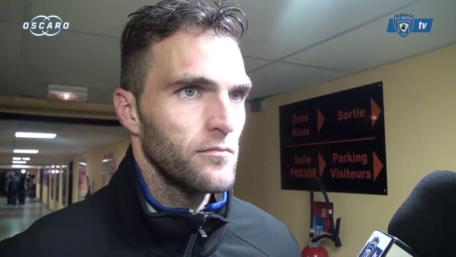 L1 / 2013-14 : Lorient 1-1 Bastia : réaction de J. Sablé