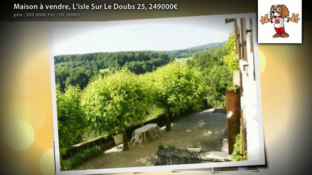 Maison à vendre, L'isle Sur Le Doubs 25, 249000€