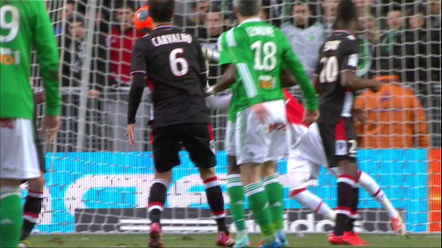 But Fabien LEMOINE (17ème) - AS Saint-Etienne - AS Monaco FC - (2-0) - 01/03/14 - (ASSE-ASM)