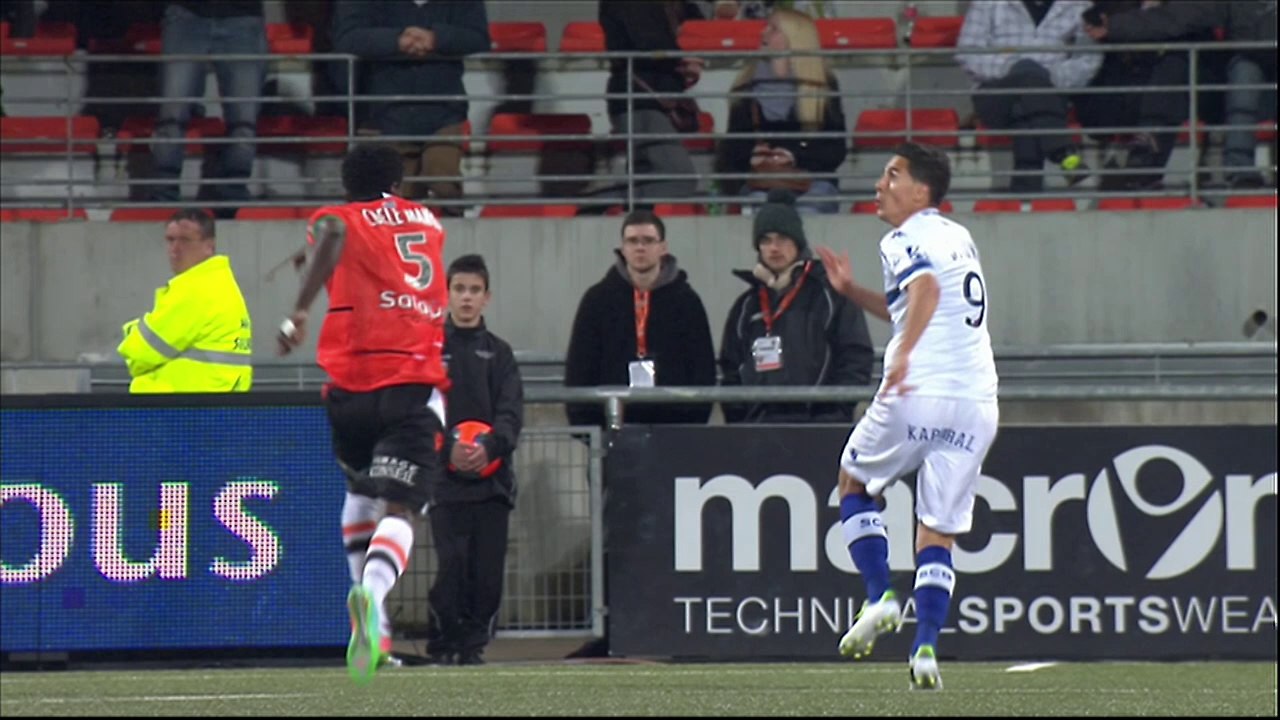 But Gianni BRUNO (50ème) - FC Lorient - SC Bastia - (1-1) - 01/03/14 - (FCL-SCB)