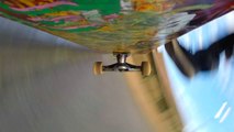 Close-Up View of Skateboarding Tricks